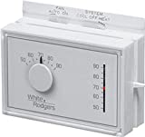 White-Rodgers Emerson 1F56N-444 Termostato mecánico de calefacción y refrigeración